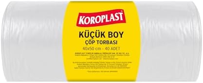 Alternative view of Küçük Boy Çöp Poşeti 40x50 cm 40 Adet, Sızdırmaz ve Yırtılmaz, Ekonomik Çöp Torbası, Geri Dönüştürülebilir Atık Torbası, Doğa Dostu, Sürdürülebilir Dayanıklı Çöp Poşeti