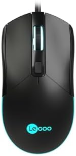 MS120 USB Kablolu 2400DPI 4 Tuşlu RGB LED Aydınlatmalı Optik Gaming Optik Mouse Siyah