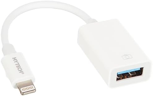 Alternative view of HY-XO48 Beyaz USB F to Lightning 10cm kablolu OTG Çevirici