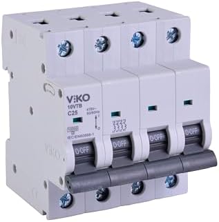 10VTB-4C25 Otomatik Sigorta 10kA C Tipi 4 Kutup 25A - Görsel 3