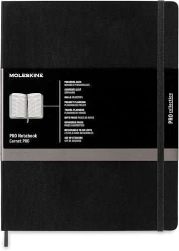 Moleskine Pro Defter Xl Boy Siyah Yumuşak Kapak