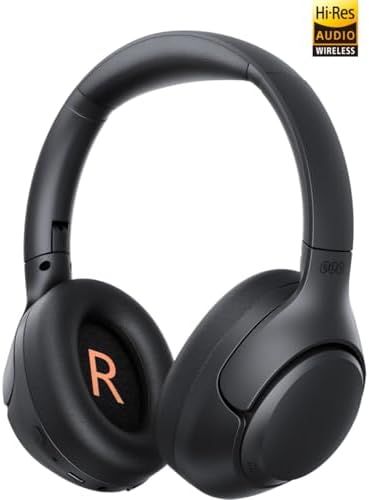 Alternative view of QCY H3 Hybrid ANC Hi-Res Bluetooth 5.4 Kafaüstü Kablosuz Kulaklık Çift Cihaz Desteği Siyah