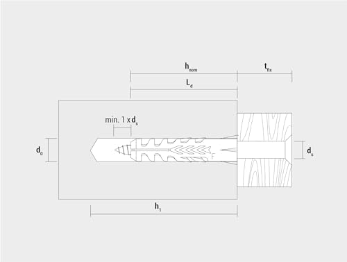 Apolo MEA dübel F 10 mm naylon 50 adet