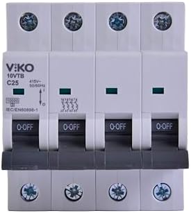 Alternative view of 10VTB-4C25 Otomatik Sigorta 10kA C Tipi 4 Kutup 25A
