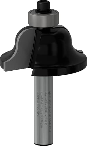 Alternative view of 2 608 aksesuarı 628 395 profil freze B 8 mm, R1 6,3 mm, B 12,7 mm, L 17,4 mm, G 61 mm