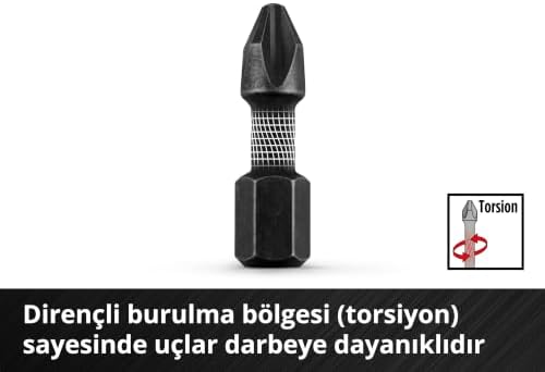 Orijinal S-CASE 18 parça darbeye dayanıklı aksesuar seti (25 mm bitler, 50 mm bitler, 60 mm bit tutucu, lokma adaptörü, metal delme ucu ve saklama kutusu dahil) - 49108709 - Görsel 3