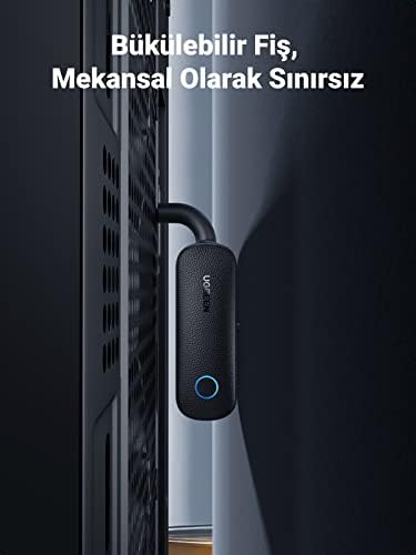 Alternative view of Bluetooth 5.0 Verici 3.5mm ve Dahili Mic Araç Mikrofon Bluetooth Adaptörü ile 2'si 1 Arada Alıcı Siyah