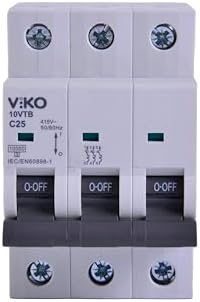 10VTB-3C25 Otomatik Sigorta 10kA C Tipi 3 Kutup 25A