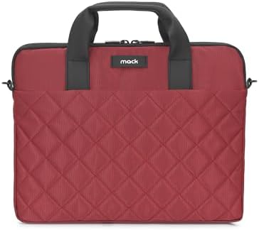 MACK Iksy MCC-902 Laptop Çantası, Erkekler ve Kadınlar için Profesyonel Bilgisayar Çantası, 13,3 inç - 14.1 inç Notebook Çantası, Evrak Çantası, Kırmızı