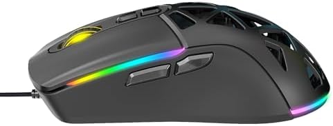 Alternative view of Nexus X1 12800 Dpi Makro Yazılımlı & Değiştirilebilir Kapaklı RGB Gaming Mouse - Siyah