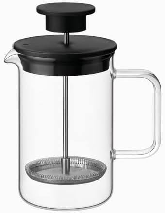 Alternative view of French Press, 0,40 L Cam Kahve ve Çay Demliği, borosilikat cam, BPA içermez, ısıya dayanıklı, bulaşık makinesi uyumlu