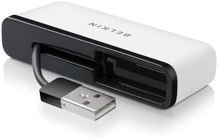 4 USB-A Girişli HUB, USB 2.0, Seyahat Boy, Siyah - Görsel 3