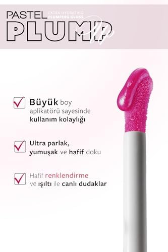 Alternative view of pastel Plump Up Hydrating Plumping Gloss - Dolgunlaştıran Dudak Parlatıcısı, 207 Mariposal, 5,3 Ml