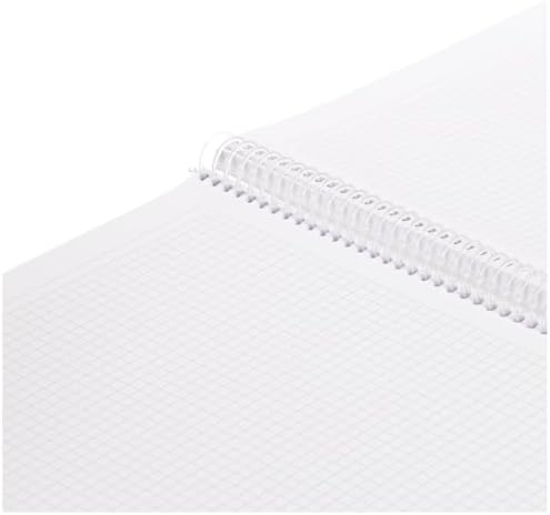 Alternative view of A4 Pet Spiralli Karton Kapaklı Defter 144 Yaprak - Kareli - Turuncu
