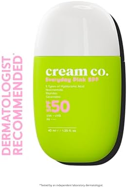 Alternative view of Cream Co. SPF50 Pink Güneş Koruyucu Krem, Ton Eşitleyici Leke Karşıtı, Aydınlatıcı, 40 ML, Güneş Serumu