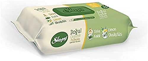 Doğal Organik Pamuklu Limon & Sirke & Kekik & Okaliptüs Temizlik Havlusu 50 Yaprak