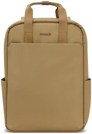 MCE-1523 Eco Çevre Dostu Laptop Sırt Çantası 15.6 inç, YKK Fermuarlı Bilgisayar Sırt Çantası, Kadın ve Erkek Günlük Çanta, Okul ve İş Çantası, Camel - Görsel 3