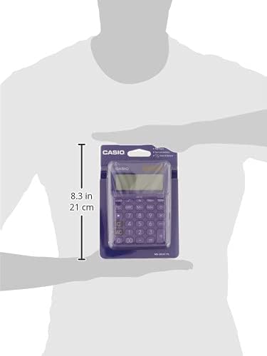 Ms-20Uc-Pl-N-Dc Casio Mini Masa Hesap Makinesi, Mor