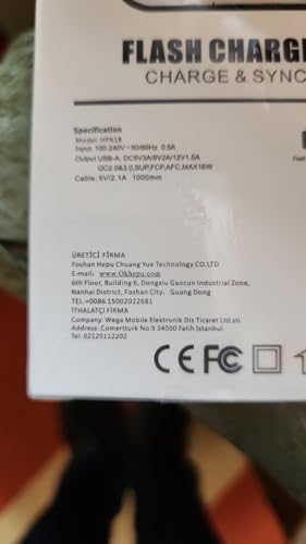 HP-C36 65 Watt GaN Şarj Adaptörü 100 Cm Kablo 2-Port Charger Hızlı Şarj Seti Type-C Kablo Dahildir Charge 3.0 - Görsel 3