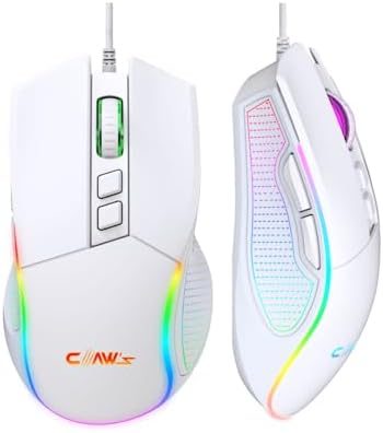 Crossfire V1 12800 Dpi Makro Yazılımlı Chromatic RGB Gaming Mouse - Beyaz - Görsel 2