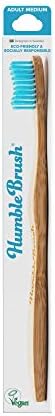 Alternative view of Brush Yetişkin Bambu Medium Orta Diş Fırçası Mavi 1 Paket