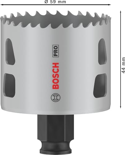1 x PRO Multi Material Power Change Plus Hole Testere (Softwood, Drywall, Ø 59 mm, Professional Accessory Rotary Drill/Drivers) - Görsel 3