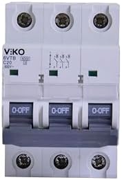 6VTB-3C20 Otomatik Sigorta 6kA C Tipi 3 Kutup 20A - Görsel 3