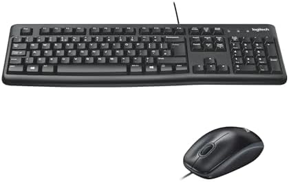 Alternative view of MK120 USB Kablolu Klavye Mouse Seti, Tam Boyutlu, Sağ ve Sol Elle Kullanıma Uygun Mouse, Sıvı Dökülmesine Dayanıklı, Türkçe Q Klavye, Siyah