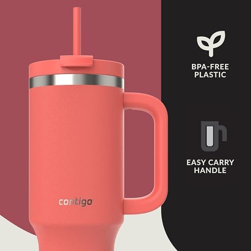 Alternative view of Üniseks Yetişkin Streeterville Tumbler Pipetli Yalıtımlı Su Şişesi, 1.2L,
