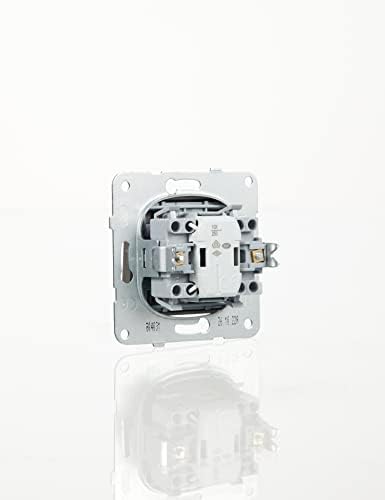 Novella Antrasit Işik Light Mekanizma+Düğme Kapak Çabuk Bağlanti Çarpma Karşıtı Çocuk Korumalı (Çerçevesiz)