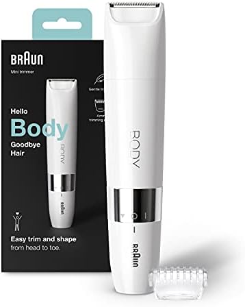 Alternative view of Body Mini Trimmer BS1000 Vücut Tüy Kesme Makinesi + Düzeltici Tarak, Pil ve Temizleme Fırçası