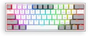 Redragon K616 Fizz PRO%60 3 mod kablolu, 2.4 GHz kablosuz, Bluetooth mekanik oyun klavyesi, doğrusal kırmızı şalter, Pro Drive/yazılım destekli - Görsel 3