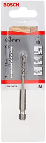 Professional Altıgen Şaftlı Ahşap Matkap Ucu 3 * 74 mm - Görsel 3