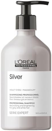 Alternative view of Professionnel Paris Serie Expert Silver Çok Açık Sarı, Gri Ve Beyaz Saçlar Için Renk Dengeleyici Mavi Şampuan 500ml