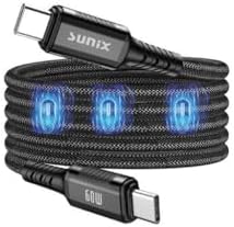 60W Mıknatıslı Usb-C Data ve Şarj Kablosu IP-25