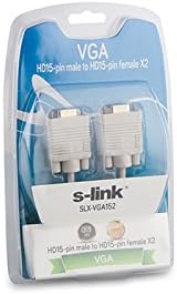 SLX-VGA152 VGA TO 2 VGA Çoklayıcı Kablosu, Beyaz
