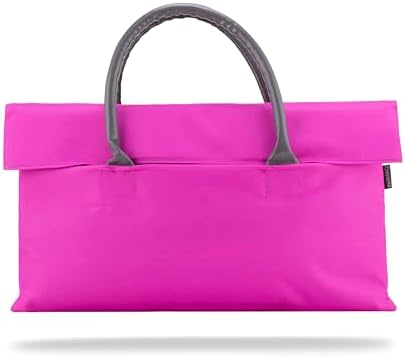 BYN-EL009 WTXPro Su Geçirmez Kumaş 13-14 inch Bayan Laptop, Notebook, Air El Çantası- Tote Bag- Fuşya