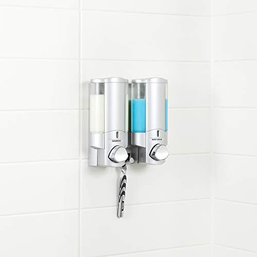 Alternative view of Better Living BLP-76235-1 Aviva Shower Dispenser 2 Chamber Satin Silver