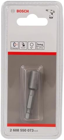Professional Steckschlüssel für Sechskantschrauben (Schlüsselweite: 1/4", Länge: 50 mm) - Görsel 2