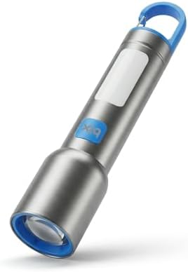 Bix BX1010FL Max 500 Lümen ve 500 Metreye Kadar Menzilli USB-C Şarj Edilebilir Kamp, Yürüyüş, Tamir, Güvenlik, Acil Durumlar İçin 10W LED El Feneri