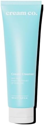 Cream Co. pH dengeli Krem Yüz Makyaj Temizleyici, Çift Aşamalı, Yeşil Çay Özü Aloe, Tüm Cilt Tipleri