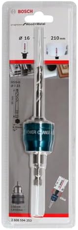 Alternative view of Professional Power Change Plus Adaptör (3/8 İnç Altıgen Yuva, Hss-G Matkap 7,15 X 85 Mm, Delik Testeresi Aksesuarı)