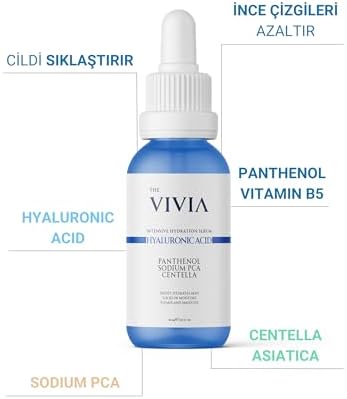Alternative view of The Vivia Yoğun Nemlendirici, Dolgunlaştırıcı, Yenileyici ve Onarıcı Cilt Serumu Hyaluronic Acid, 30 ml