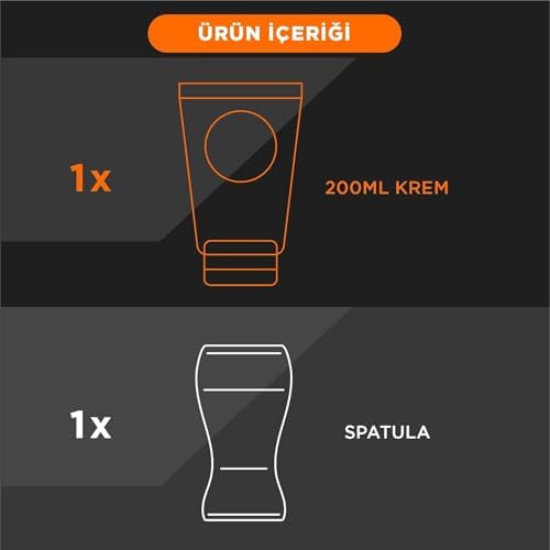 Tüy Dökücü Krem Erkeklere Özel, Hassas Cilt (2 x 200 ml)