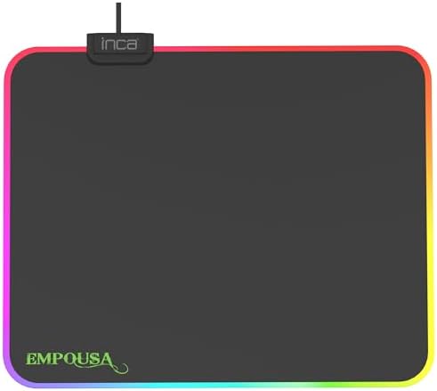 Alternative view of IMP-024T EMPOUSA RGB 7 LED MEDIUM MOUSEPAD (320X270X3MM),12 Farklı Değişebilen Dokunmatik Işık Efekti,Hızlı Kayan Yüzey, Kaymaz Kauçuk Taban