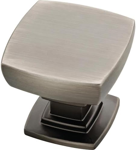 Franklin pirinç saten nikel Webber mutfak Hardware Dolap tokmak, Gümüş, P29542K-904-B - Görsel 3