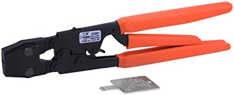 SharkBite PEX Kelepçe Aleti, Turuncu Saplı 3 Saplı Alet, Sıhhi Tesisat Armatürleri, PEX, PE-RT, UC961