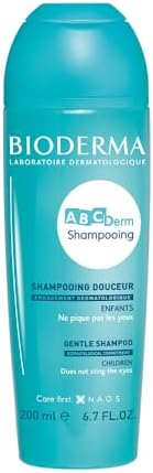 ABCDerm Gentle Shampoo Bebek ve Çocuklar için Tuzsuz ve Sülfatsız Göz Yakmayan Saç Şampuanı 200 ml