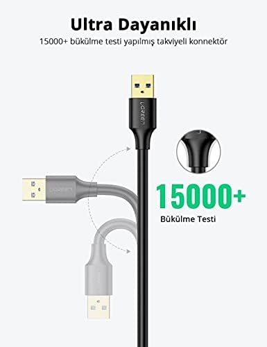 Alternative view of USB 3.0 Uzatma Kablosu 1.5 Metre, Siyah