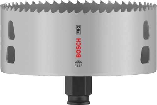 1x PRO Multi Material Power Change Plus Delik Açma Testeresi (Yumuşak Ahşap, Alçıpan, Ø 114 mm, Professional Aksesuar Döner Matkap/Vidalamalar, Darbeli Matkap/Vidalama)